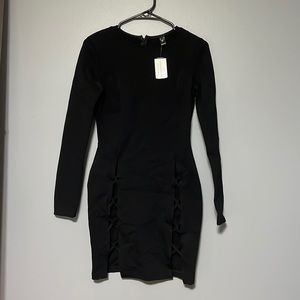 brand new never worn black body con dress purchased from windsor clothing.